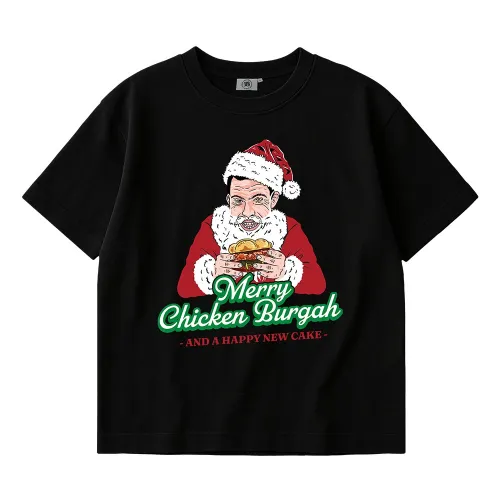 SANTA CLAYTON BLACK TEE