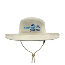 CATCH FISH SINK PISS WIDE BRIM HAT