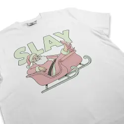 SLAY WHITE TEE