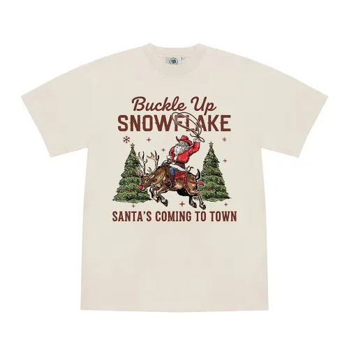 OVERSIZED SNOWFLAKE OFF WHITE TEE