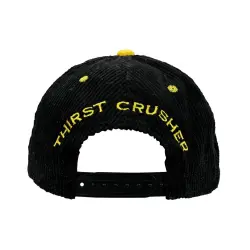 BLACK / YELLOW SOLO TWO TONE CORD HAT