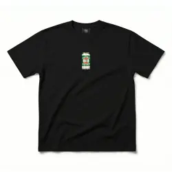 1980'S VB CAN FRONT & BACK BLACK TEE