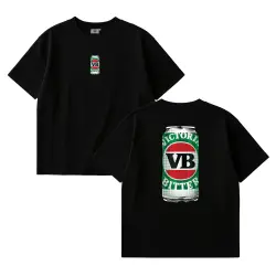 2020'S VB CAN FRONT & BACK BLACK TEE