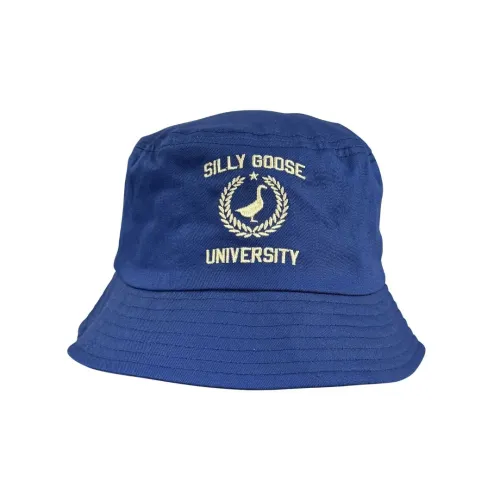SILLY GOOSE NAVY COTTON TWILL BUCKET HAT