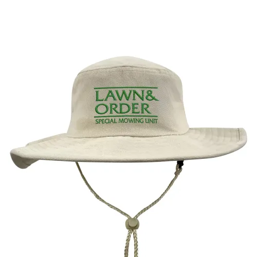 NATURAL LAWN AND ORDER WIDE BRIM HAT