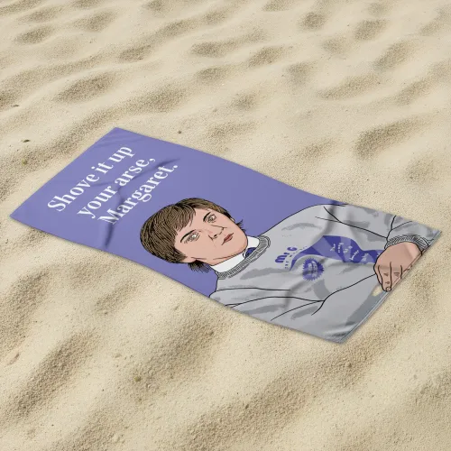 SHOVE IT MARGARET BEACH TOWEL