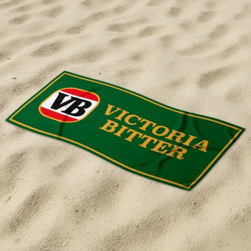 GREEN VICTORIA BITTER BEACH TOWEL