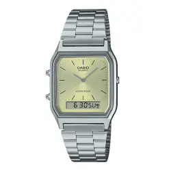 VINTAGE DUO TIME- SILVER GOLD FACE