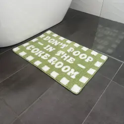 DON'T POOP IN THE COKE ROOM TUFTED MAT PRE ORDER