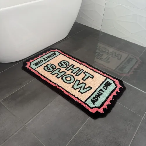 SHITSHOW TICKET TUFTED MAT