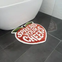 PEACH CHEEKS TUFTED MAT PRE ORDER