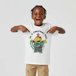 KIDS RALPH CHRISTMAS TREE WHITE TEE
