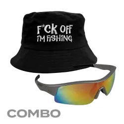 F OFF I'M FISHING BUCKET HAT COMBO