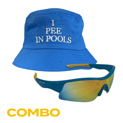 I PEE IN POOLS BUCKET HAT COMBO