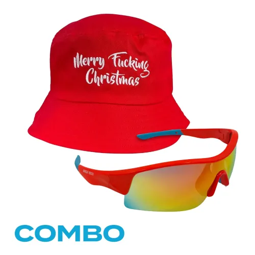 MERRY FKN CHRISTMAS BUCKET HAT COMBO