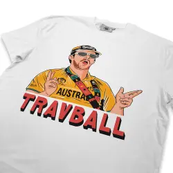 TRAVBALL WHITE TEE