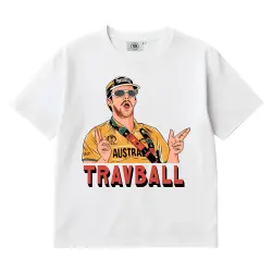 TRAVBALL WHITE TEE