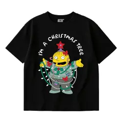 BLACK RALPH CHRISTMAS BLACK TEE