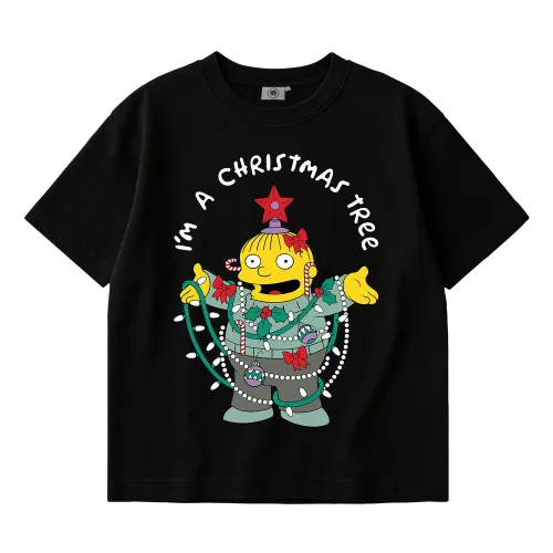 BLACK RALPH CHRISTMAS BLACK TEE