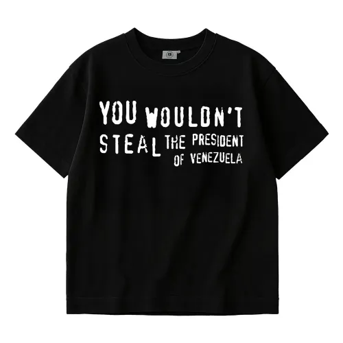 YOU WOULDNT STEAL BLACK TEE