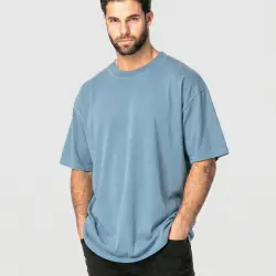 HEAVYWEIGHT STONE BLUE TEE