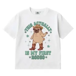 MY FIRST RODEO WHITE TEE