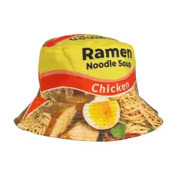ALL OVER PRINTED RAMEN BUCKET HAT