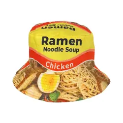 ALL OVER PRINTED RAMEN BUCKET HAT