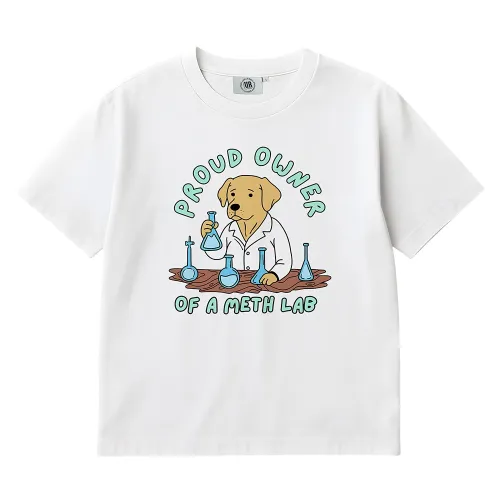 METH LAB WHITE TEE
