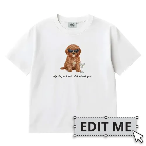 Custom My Dog & I Tee