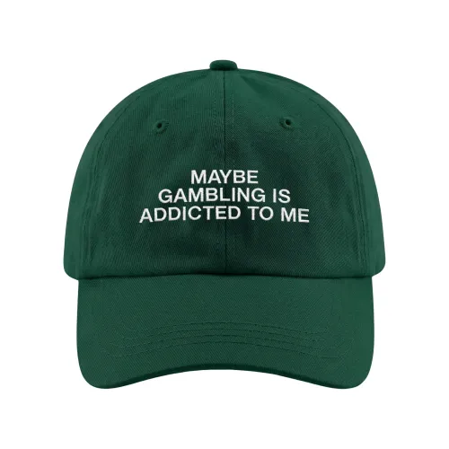 GAMBLING ADDICTED TO ME GREEN DAD HAT