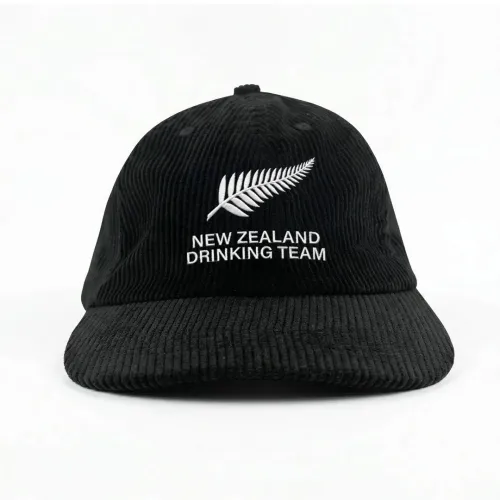 NEW ZEALAND DRINKING TEAM BLACK CORD HAT