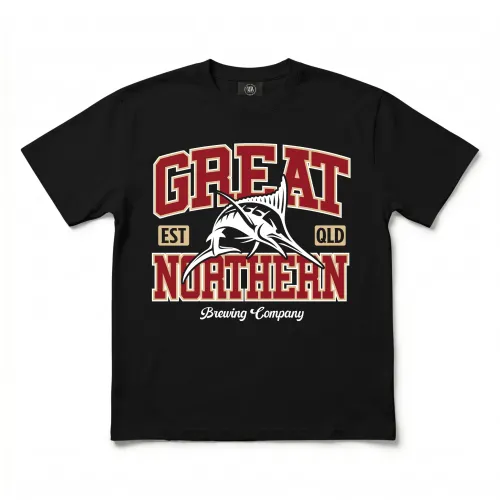 GREAT NORTHERN SPORTS BLACK TEE