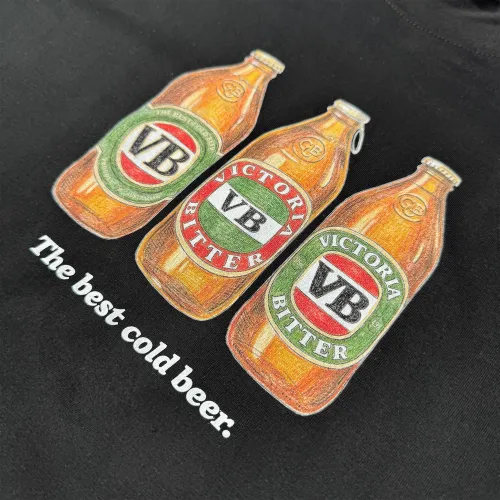 THE BEST COLD BEER BLACK TEE
