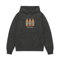 THE BEST COLD BEER VINTAGE BLACK HOODIE