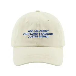 LORD & SAVIOUR JUSTIN BIEBER BEIGE DAD HAT