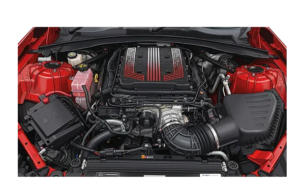 Car engine bay Car engine bay