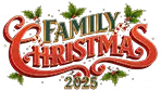 Family Christmas Sticker