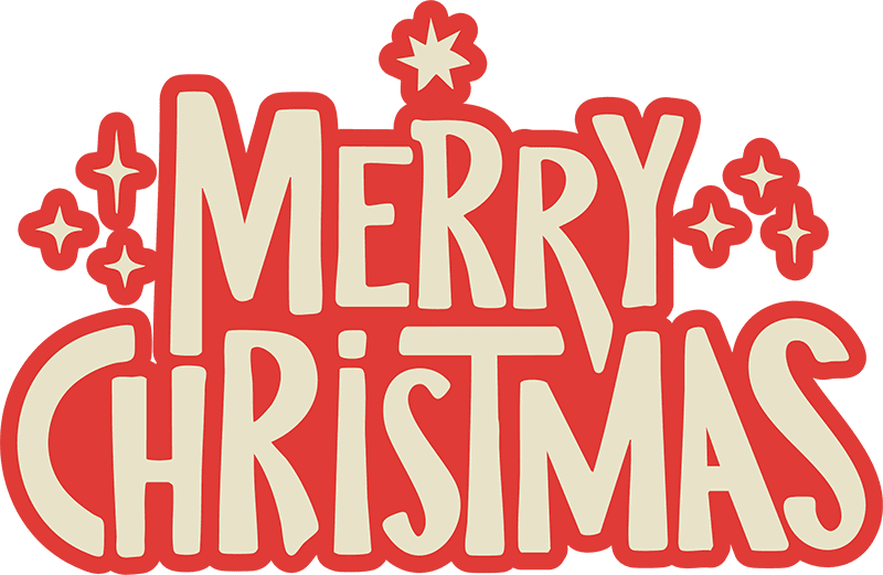 Merry Christmas Sticker