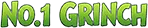 No.1 Grinch Sticker