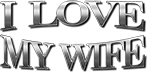 Love My Wife sticker